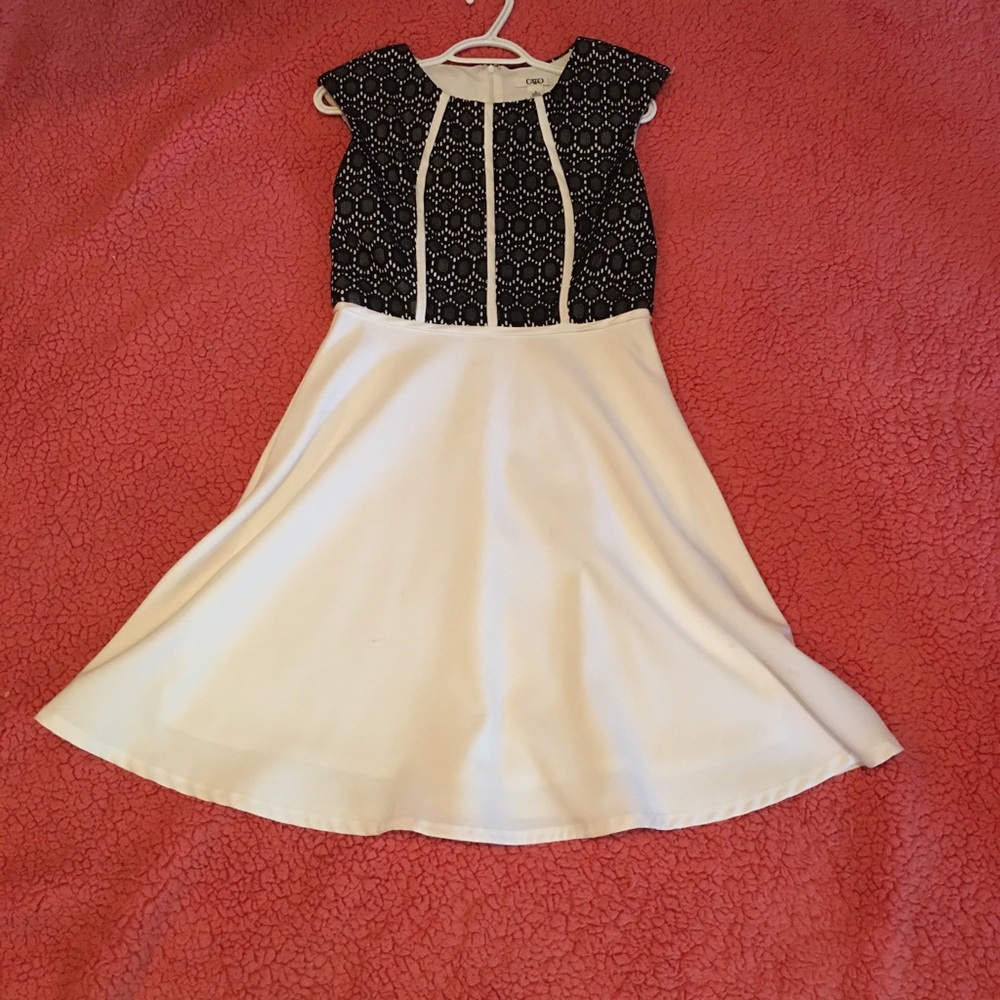 Black and white dress